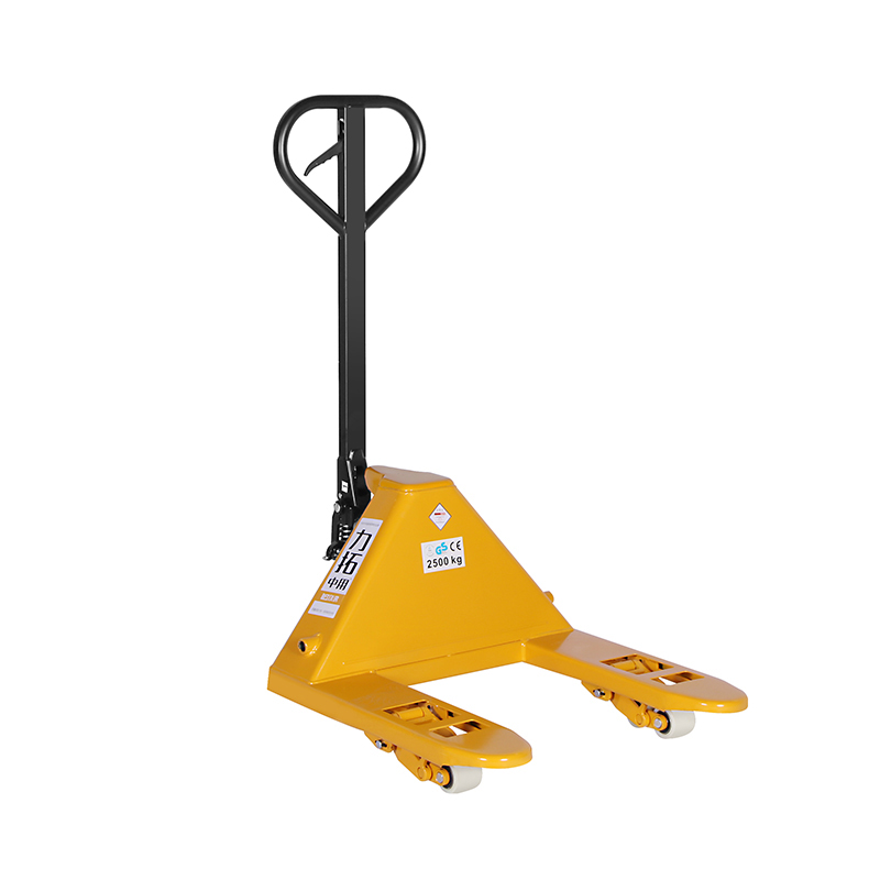Trak palet manual ultra pendek berbentuk khas