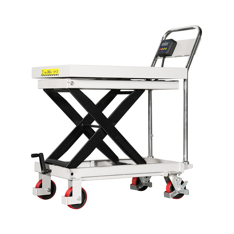 Menimbang trak platform angkat manual CPT300